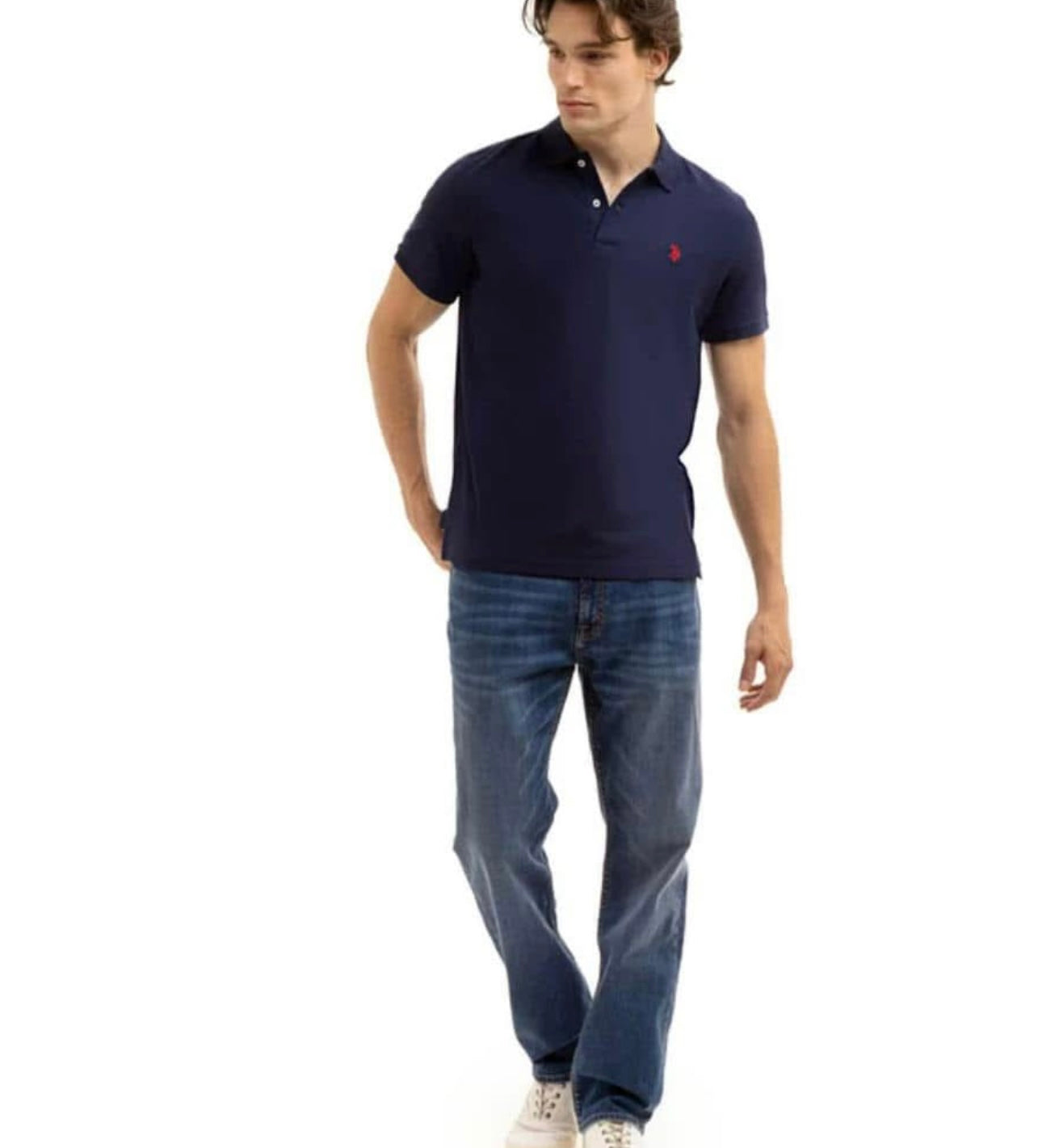 U.S. Polo Assn. Men's Performance Pique Polo Shirt