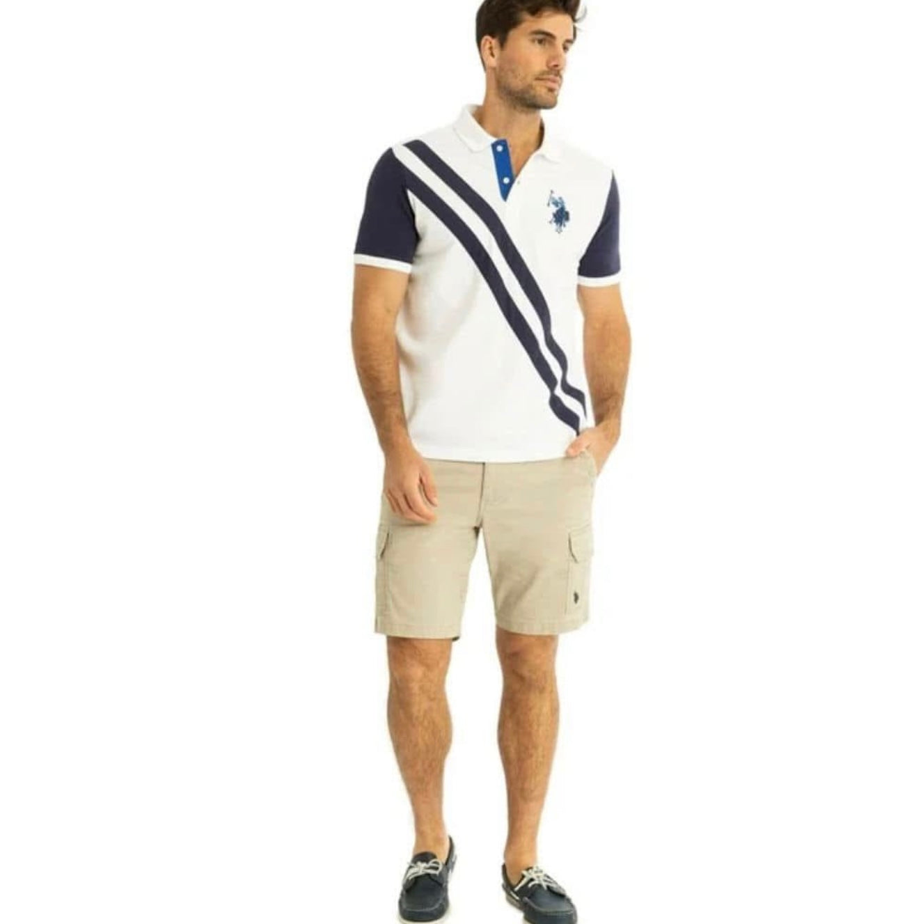 U.S. Polo Assn. Men's Novelty Polo Shirt