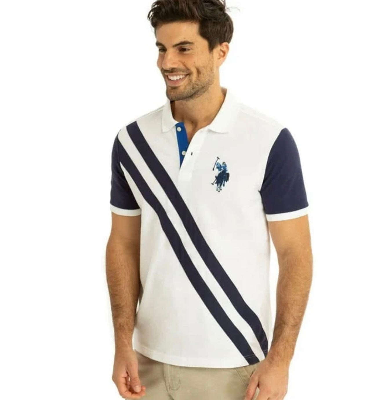 U.S. Polo Assn. Men's Novelty Polo Shirt